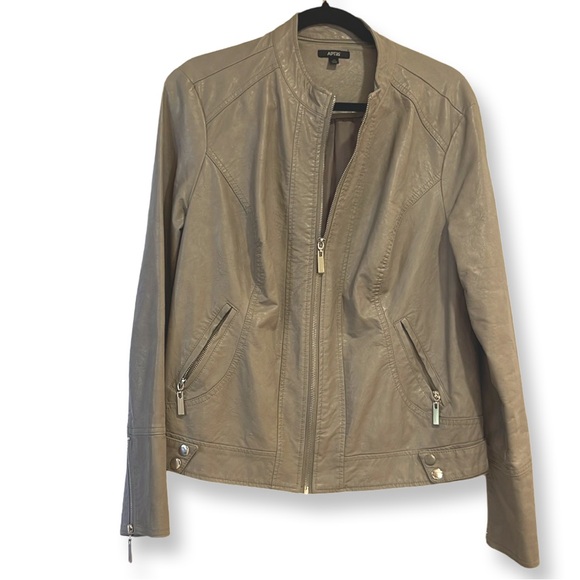 Apt 9 Moto Jacket grey size x-large - Picture 1 of 10
